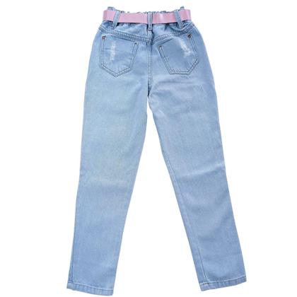 Imagem de Calça Jeans Feminina Infantil e Juvenil 2 a 16 Anos - Dani Baby