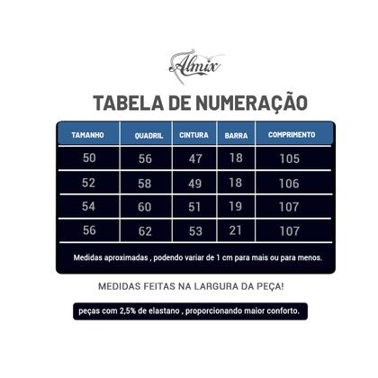 Imagem de Calça Jeans Feminina PLUS SIZE Com Lycra