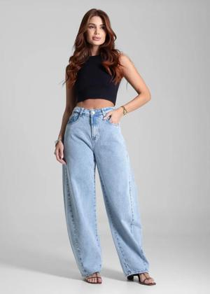 Imagem de Calça Jeans Feminina Sawary Barrel 281817