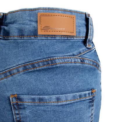 Imagem de Calça Jeans Feminina Sawary Push Up Cintura Alta Azul Claro