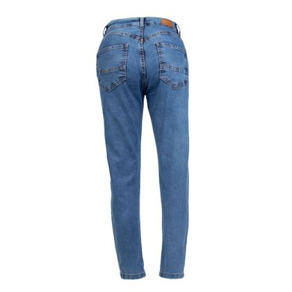 Imagem de Calça Jeans Feminina Sawary Push Up Cintura Alta Azul Claro