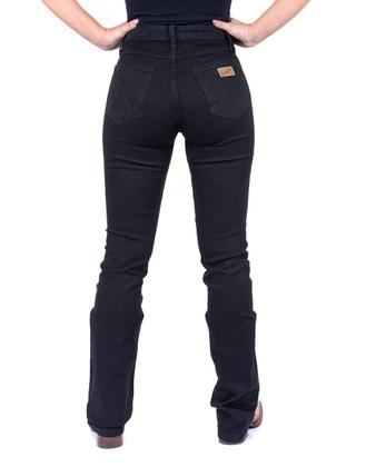 Imagem de Calça Jeans Feminina Tradicional Preta Race Bull