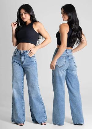 Imagem de Calça Jeans Feminina Wide Leg - 281153