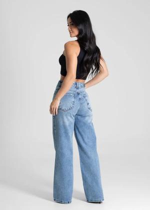 Imagem de Calça Jeans Feminina Wide Leg - 281153