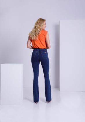 Imagem de Calça jeans flare feminina fit for me lunender 20871