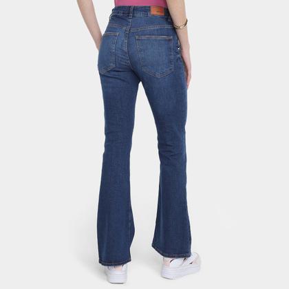 Imagem de Calça Jeans Flare Hering Cintura Alta Feminina