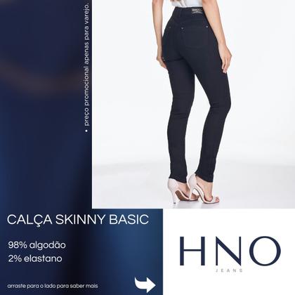 Imagem de Calça Jeans HNO Skinny Basic Preta