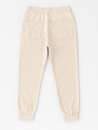 Imagem de Calça Jeans Infantil Juvenil Jogger Punho Elástico Cores