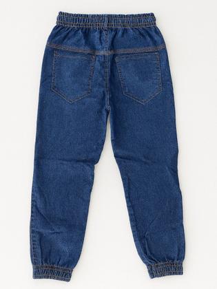 Imagem de Calça Jeans Infantil Juvenil Jogger Punho Elástico Cores