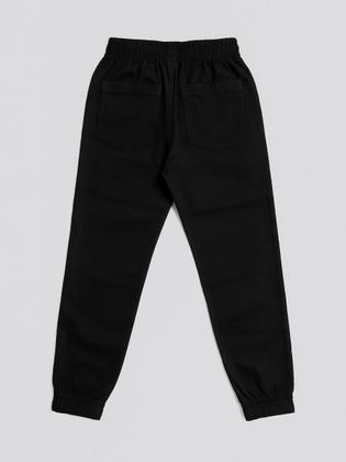 Imagem de Calça Jeans Infantil Juvenil Jogger Punho Elástico Cores