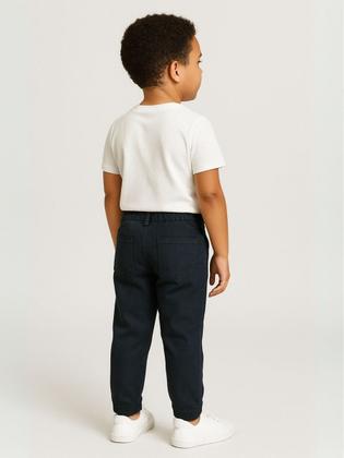 Imagem de Calça Jeans Infantil Juvenil Jogger Punho Elástico Cores