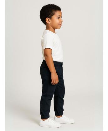 Imagem de Calça Jeans Infantil Juvenil Jogger Punho Elástico Cores