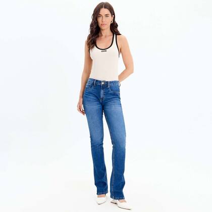 Imagem de Calça Jeans Lança Perfume Hera Boot Cut H In25 Azul Feminino