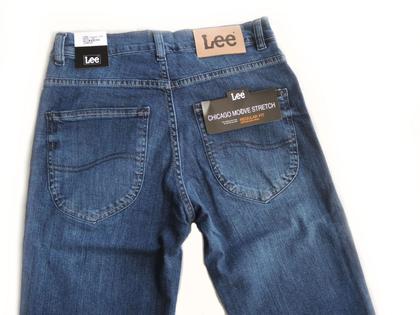 Imagem de Calça Jeans Lee Chicago Masculina Tradicional com Elastano Cintura Alta 1106