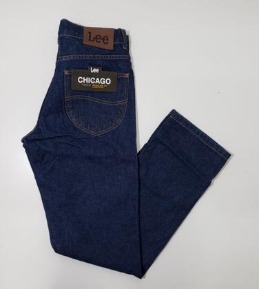 Imagem de Calça jeans lee linha 14 onça 14 oz 100% algodão azul índigo