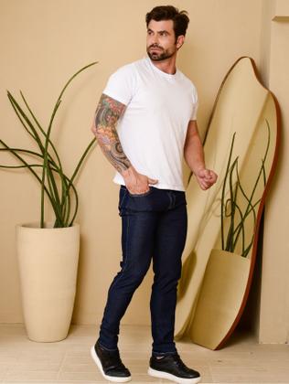 Imagem de Calça Jeans Masculina Com Estilo Tradicional Hot Rústico Amassadinho