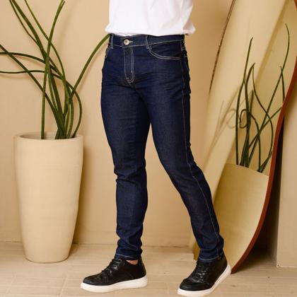 Imagem de Calça Jeans Masculina Com Estilo Tradicional Hot Rústico Amassadinho