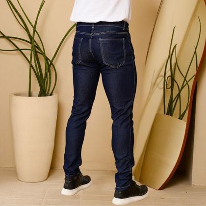 Imagem de Calça Jeans Masculina Com Estilo Tradicional Hot Rústico Amassadinho