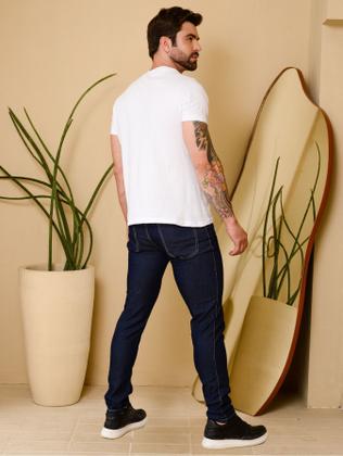 Imagem de Calça Jeans Masculina Com Estilo Tradicional Hot Rústico Amassadinho