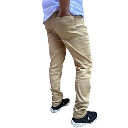 calça jeans masculina ou sarja varias cores com lycra - Emporium black Imagem de calça jeans masculina ou sarja varias cores com lycra
