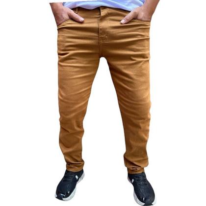 Imagem de calça jeans masculina ou sarja varias cores com lycra