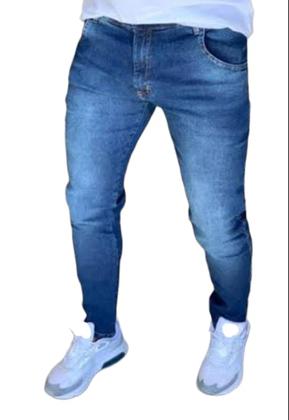 Imagem de calça jeans masculina sarja e masculino slim skinny top com lycra sarja e jeans premium lançamento