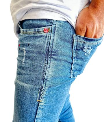 Imagem de calça jeans masculina skinny e slim lançamento com elastano varios modelos a pronta entrega