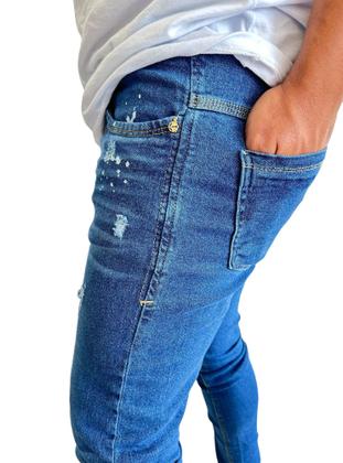 Imagem de calça jeans masculina skinny e slim lançamento com elastano varios modelos a pronta entrega