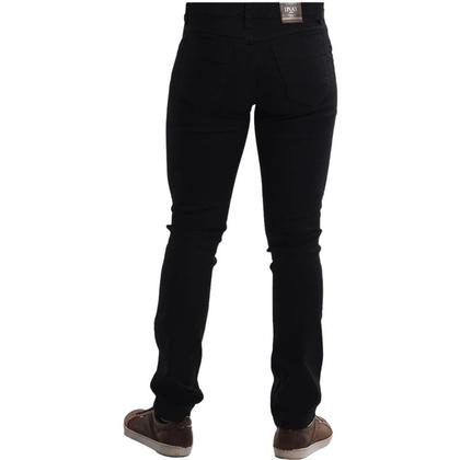 Imagem de Calça Jeans Masculina Trabalho Casual Com Elastano Preto