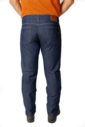 Imagem de Calça Jeans Masculina Tradicional Barata Trabalho Reforçada