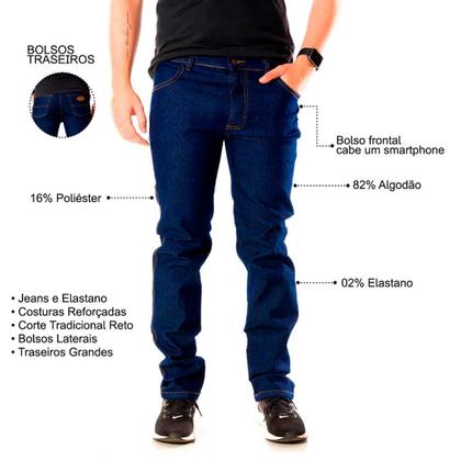 Imagem de Calça Jeans Masculina Tradicional