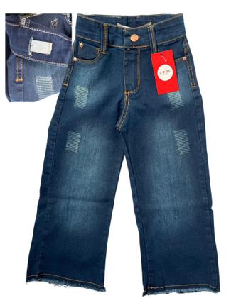 Imagem de calça jeans meninas infantil skinny com elastano tam de 4 a 8 anos