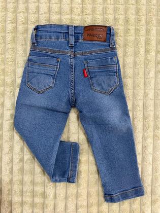 Imagem de Calça Jeans Menino Infantil Masculina com Lycra  Confortável e Flexível  Tamanhos 01 a 16 