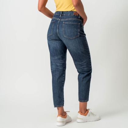 Imagem de Calça Jeans Mom Capri Cintura Alta