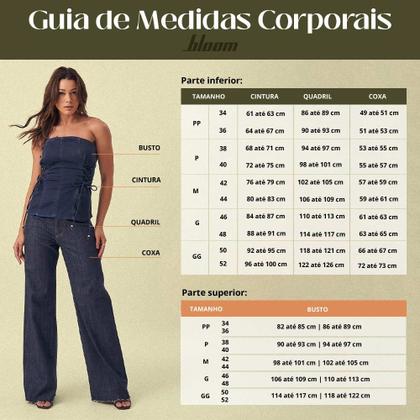 Imagem de Calça Jeans Mom Cintura Alta Capri Branca