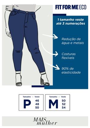 Imagem de Calca jeans plus size fit for me lunender 20382