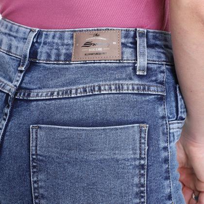 Imagem de Calça Jeans Reta Sawary Cintura Alta Feminina