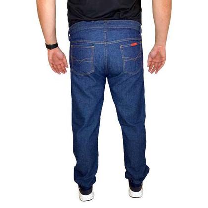 Imagem de Calça Jeans RS Reforçada Masculina 50ao56 Básica Trabalho Serviço