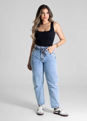 Imagem de Calça Jeans Sawary Barrel - 281280 - Azul 38