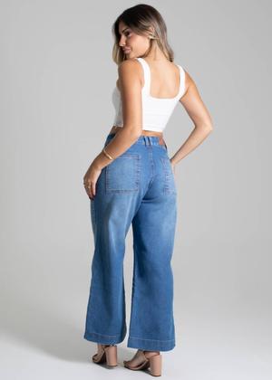 Imagem de Calça Jeans Sawary Wide Leg - 276953 Azul