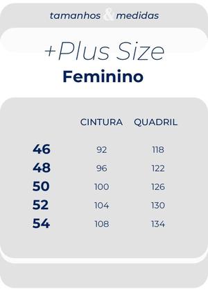 Imagem de Calça Jeans Sawary Wide Leg Plus Size - 280630 - Azul