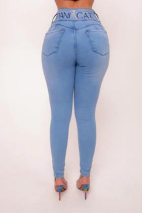 Imagem de Calça jeans skinny com bordado panicat