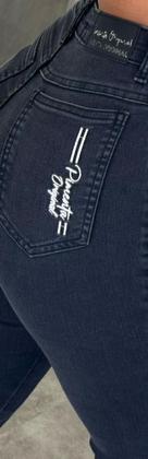 Imagem de Calça Jeans Skinny Preta Com Lycra Pimenta Original