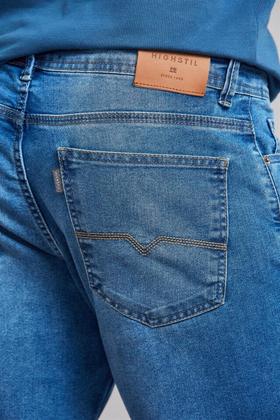 Imagem de Calça Jeans Slim Fit - Lavagem Clara