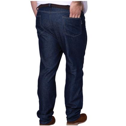 Imagem de Calça Jeans Trabalho Masculina Plus Size 100% Algodão