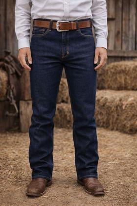 Imagem de Calça Jeans Tradicional Serviço C/ Elastano Trabalho Kit 5 Unidades