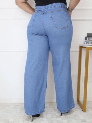 Imagem de Calça jeans wid leg plus size new collection 2024/2025