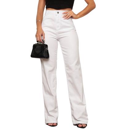 Imagem de Calça Jeans Wide Leg Pantalona Feminina