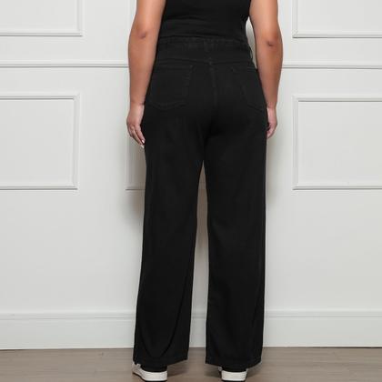 Imagem de Calça Jeans Wide Leg Plus Size Feminina 