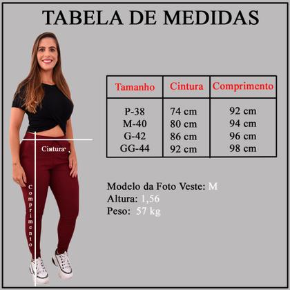 Imagem de Calça Jogger Feminina Skinny Blogueira